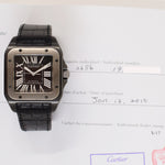 Cartier W2020010 Santos 100 Automatic 38mm Titanium and PVD Steel