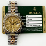 Rolex 116233G Datejust 36mm Steel and Yellow Gold