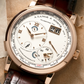 A. Lange & Sohne Lange 1 Time Zone 18kt Rose Gold Zeitzone Argenté Edition 116.032 World Time