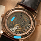 A. Lange & Sohne Lange 1 Time Zone 18kt Rose Gold Zeitzone Argenté Edition 116.032 World Time