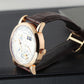 A. Lange & Sohne Lange 1 Time Zone 18kt Rose Gold Zeitzone Argenté Edition 116.032 World Time