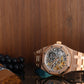 Audemars Piguet Royal Oak Double Balance Wheel, Openworked Dial - 18kt Rose Gold on Bracelet 15467OR.OO.1256OR.01