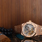 Audemars Piguet Royal Oak Double Balance Wheel, Openworked Dial - 18kt Rose Gold on Bracelet 15467OR.OO.1256OR.01