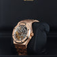 Audemars Piguet Royal Oak Double Balance Wheel, Openworked Dial - 18kt Rose Gold on Bracelet 15467OR.OO.1256OR.01