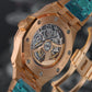 Audemars Piguet Royal Oak Double Balance Wheel, Openworked Dial - 18kt Rose Gold on Bracelet 15467OR.OO.1256OR.01