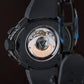 Franc Vila Evos 8 Cobra 'Stealth', Black Carbon Dial, Limited Edition to 88 Pieces - Black Titanium on Strap