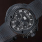 Franc Vila Evos 8 Cobra 'Stealth', Black Carbon Dial, Limited Edition to 88 Pieces - Black Titanium on Strap