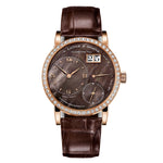 Louis Vuitton 813.043 Little Lange 1 36mm Rose Gold Diamonds Bezel Manual Winding