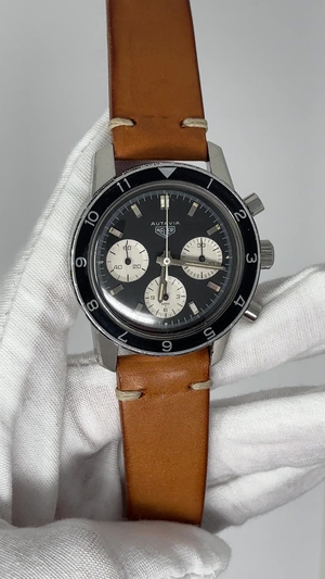 Autavia chronograph stock 17479 Front from vendor video