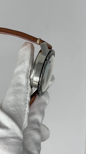 Autavia chronograph stock 17479 Case side from vendor video