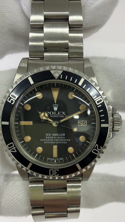 Rolex Sea-Dweller Ref. 1665 stock 25989 Front from vendor video