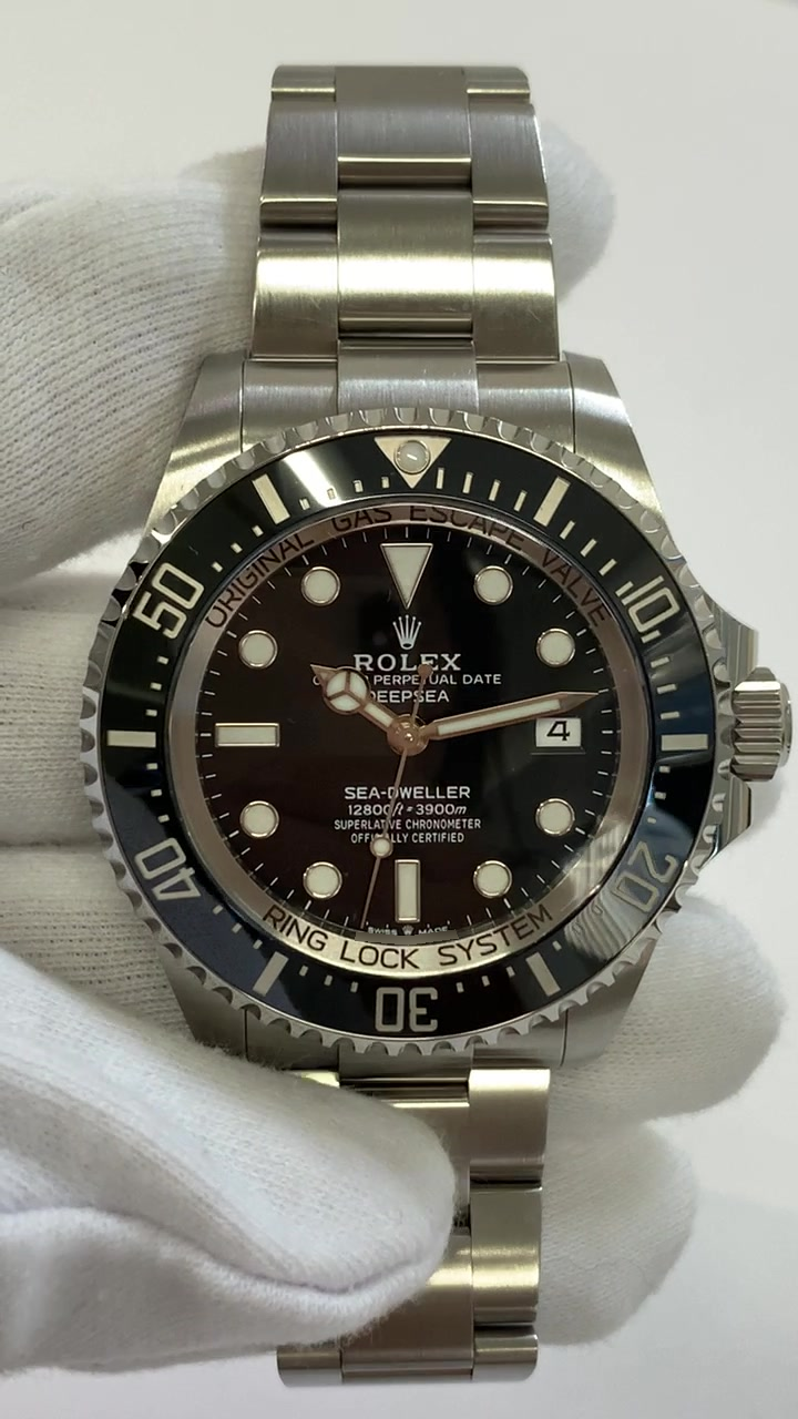 Rolex Deepsea Ref 136660 stock 27610 Front from vendor video