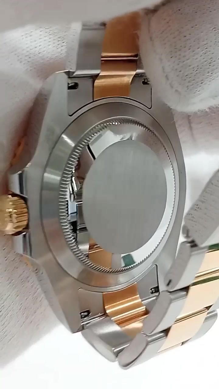 Rolex Submariner Ref 126613LB stock 28796 Caseback from vendor video