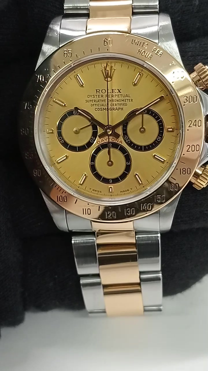 Rolex Daytona Ref 16523 stock 30494 Front from vendor video