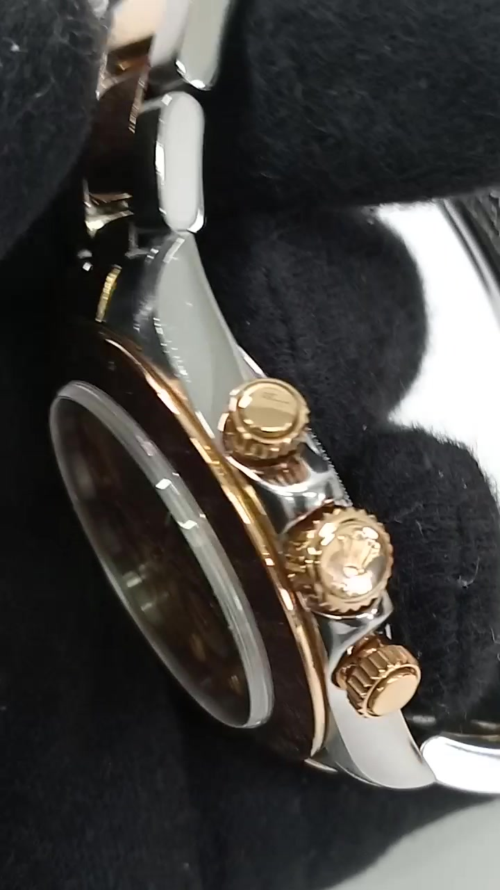 Rolex Daytona Ref 16523 stock 30494 Crown and pushers from vendor video