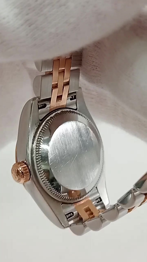 Rolex Datejust Ref. 179171G stock 30896 Caseback from vendor video