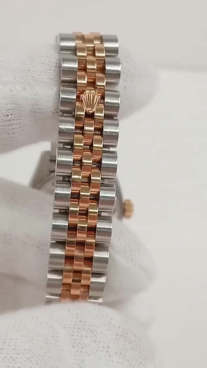 Rolex Datejust Ref. 179171G stock 30896 Clasp and bracelet from vendor video