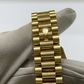 Rolex Day-Date stock 31732 — Clasp and bracelet from vendor video