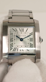 Cartier Tank Francaise stock 33083 Front from vendor video