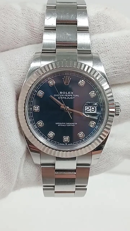 Rolex Datejust stock 33127 Front from vendor video