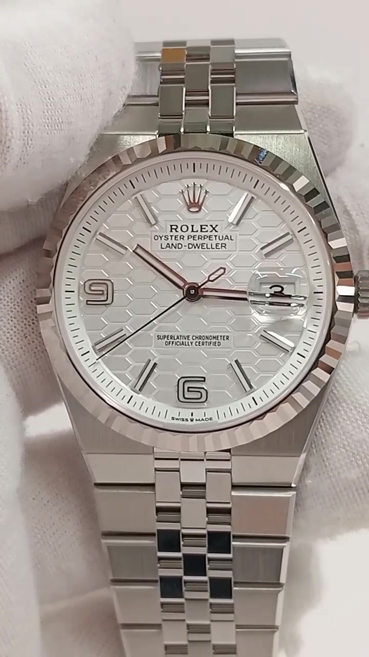 Rolex Land-Dweller Ref 127334 stock 33976 Front from vendor video