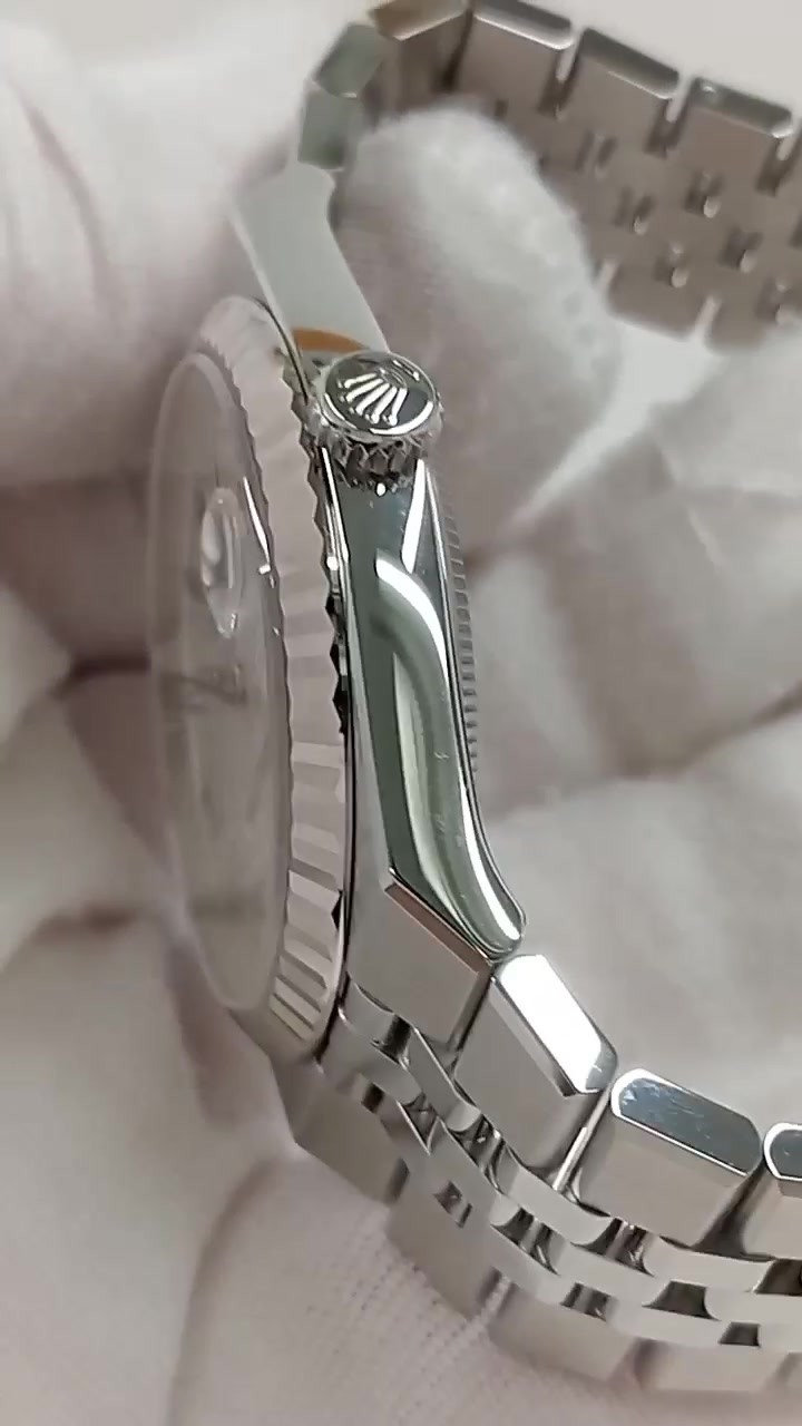 Rolex Land-Dweller Ref 127334 stock 33976 Crown side from vendor video