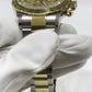 Rolex Daytona Steel and Yellow Gold — Case and bezel profile; stock 34355