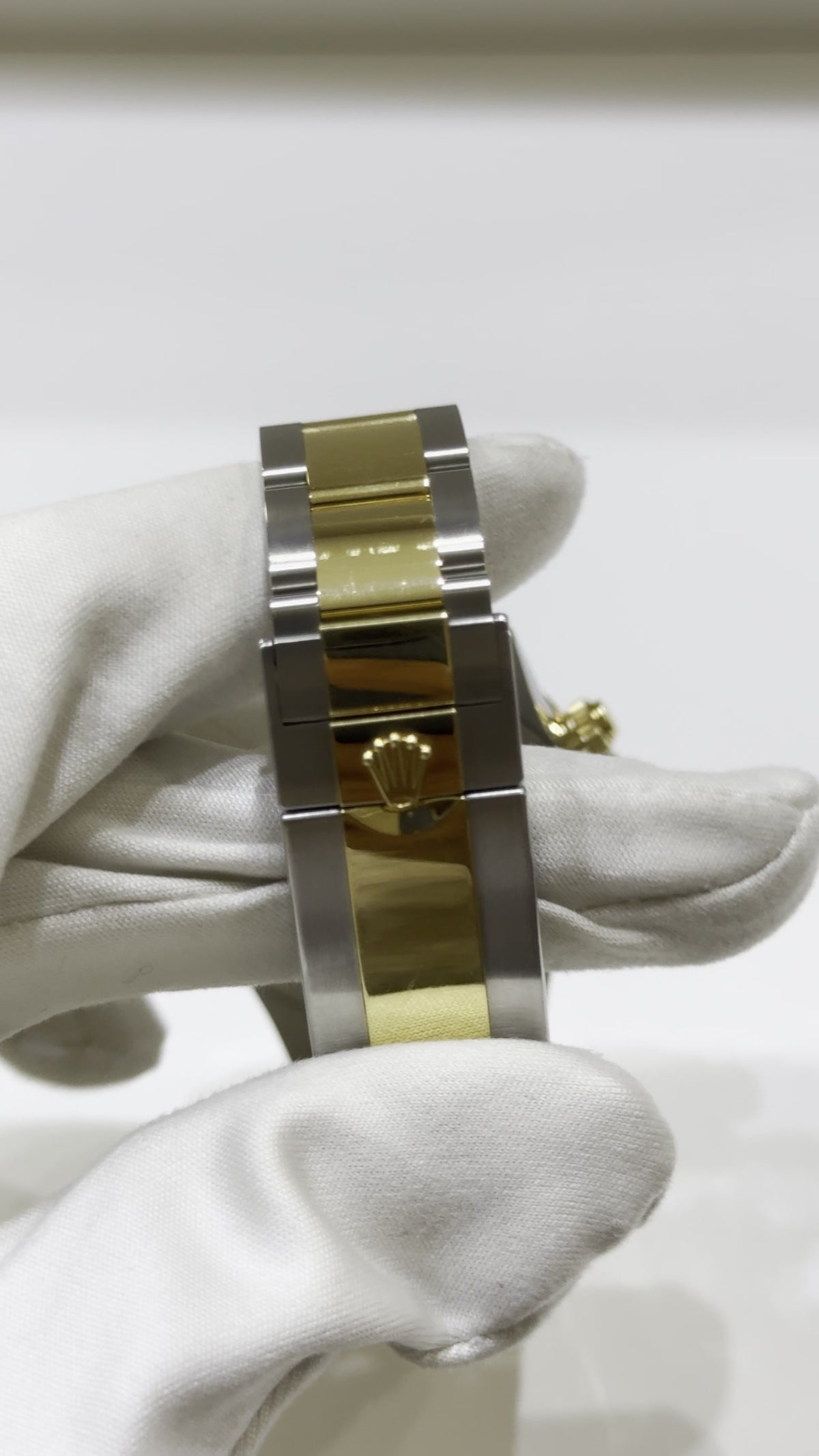 Rolex Daytona Steel and Yellow Gold — Clasp; stock 34355