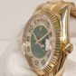 Rolex stock 34567 Crown and case side from vendor video