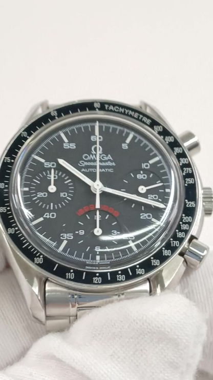 Omega Speedmaster Reduced stock 35942 — Front from vendor video