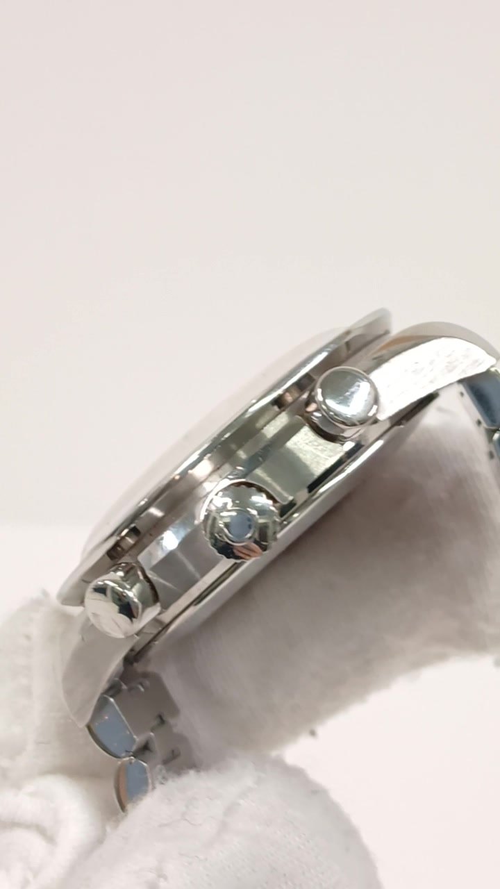 Omega Speedmaster Reduced stock 35942 — Crown side from vendor video