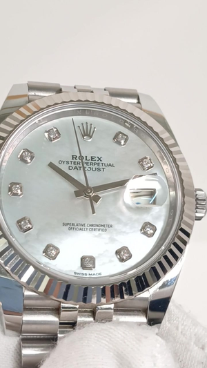 Rolex 126334NG stock 37347 Front from vendor video