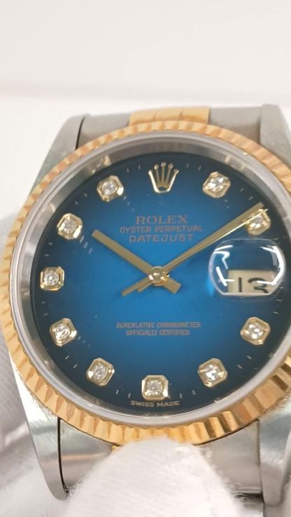 Rolex 16233G stock 37662 Front from vendor video