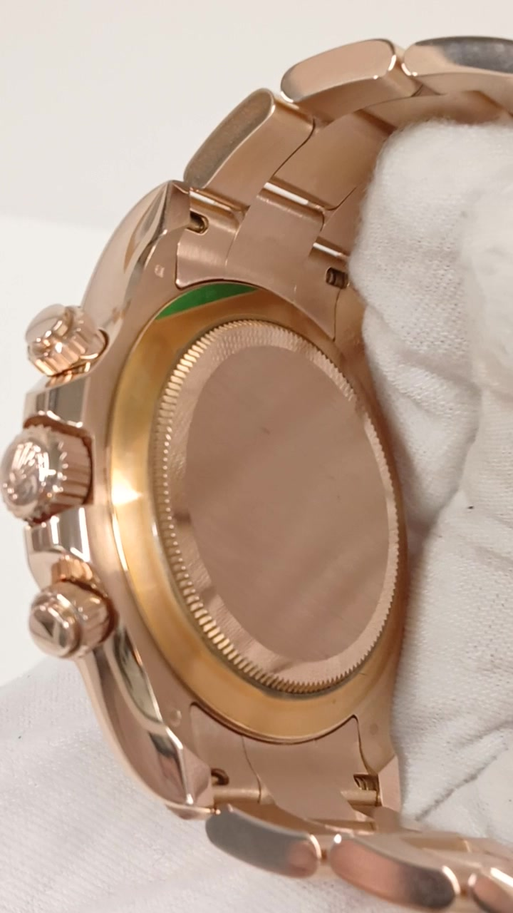 Rolex 116505 stock 38442 Caseback from vendor video