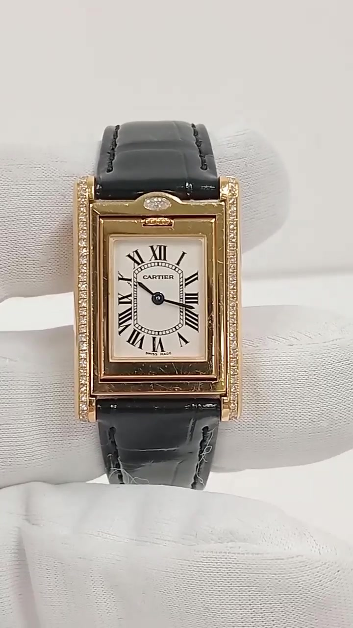 Cartier Basculante stock 38896 — Front from vendor video