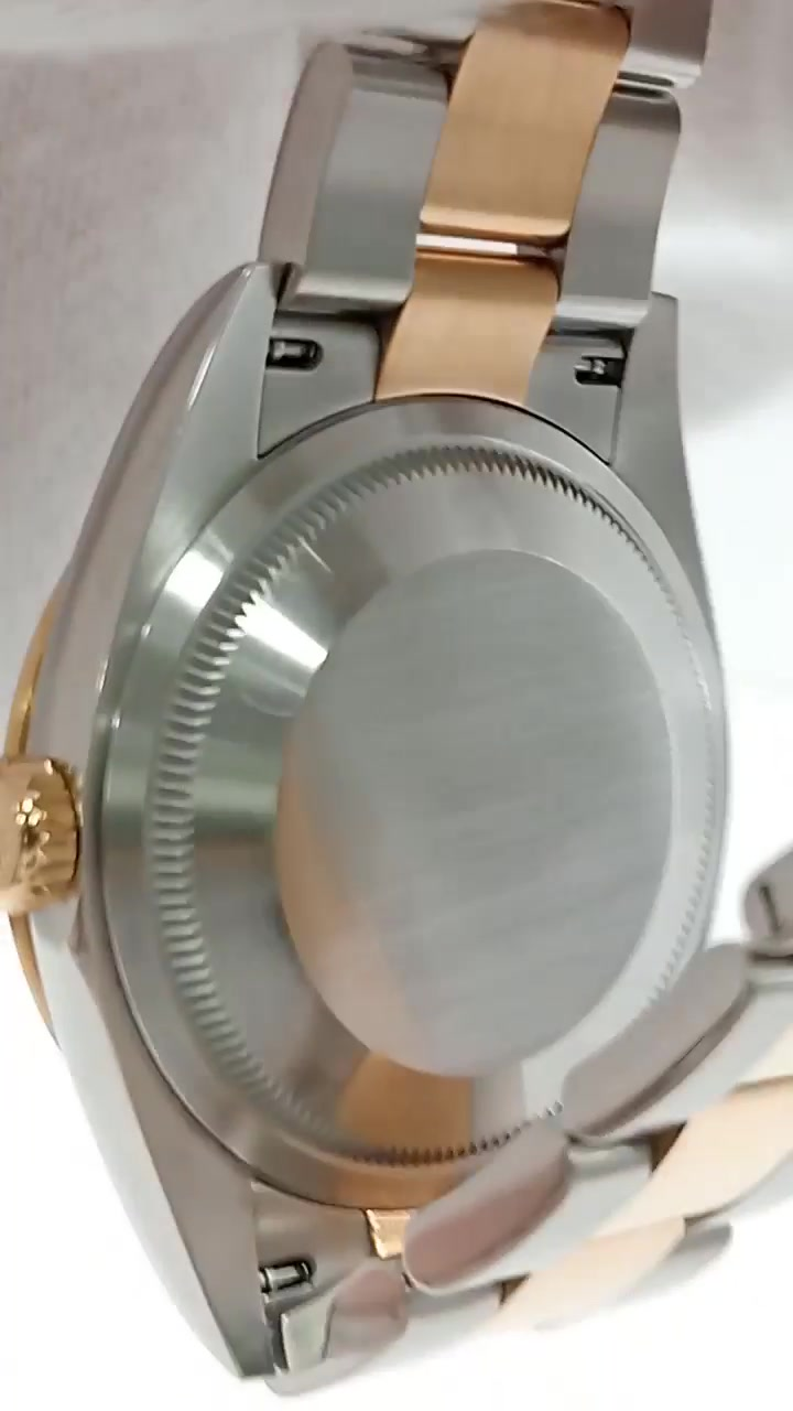 Rolex Explorer stock 39847 — Caseback from vendor video
