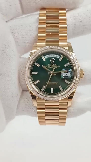 Rolex 128398TBR stock 40052 Front from vendor video