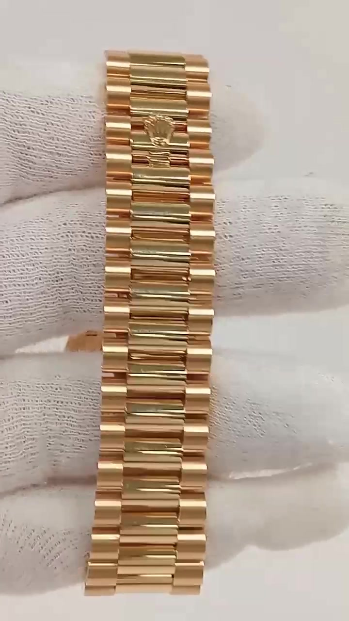 Rolex 128398TBR stock 40052 Bracelet from vendor video