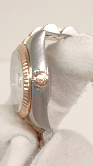 Rolex 179171NR stock 40933 Crown side from vendor video
