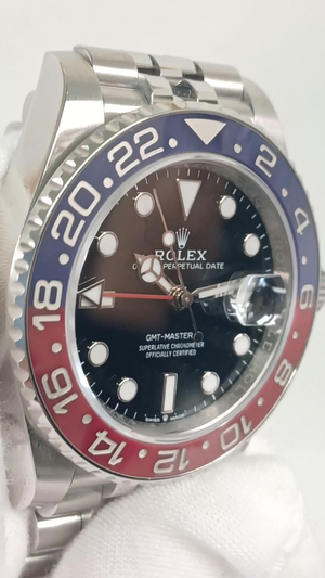 Rolex 126710BLRO stock 41277 Front from vendor video
