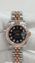 Rolex Datejust Ref. 179171G stock 41485 Front from vendor video