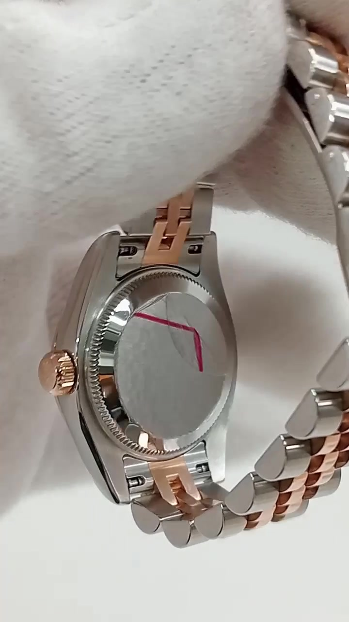 Rolex Datejust Ref. 179171G stock 41485 Caseback from vendor video