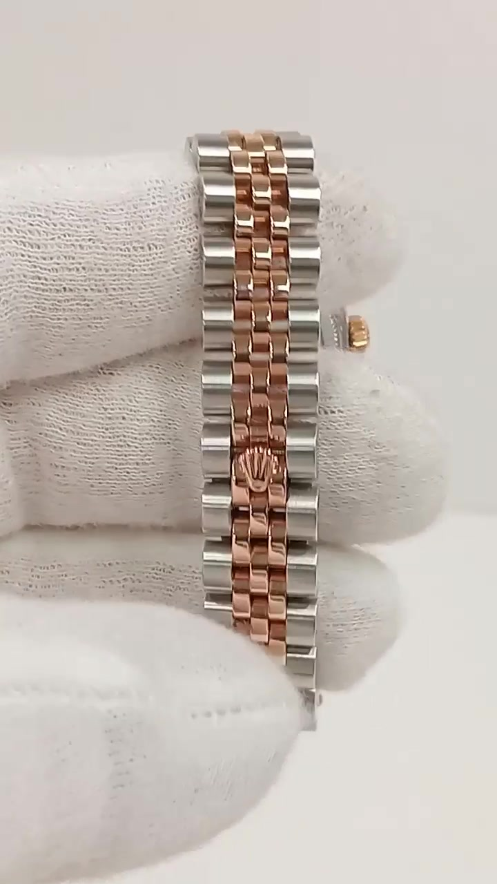 Rolex Datejust Ref. 179171G stock 41485 Clasp and bracelet from vendor video