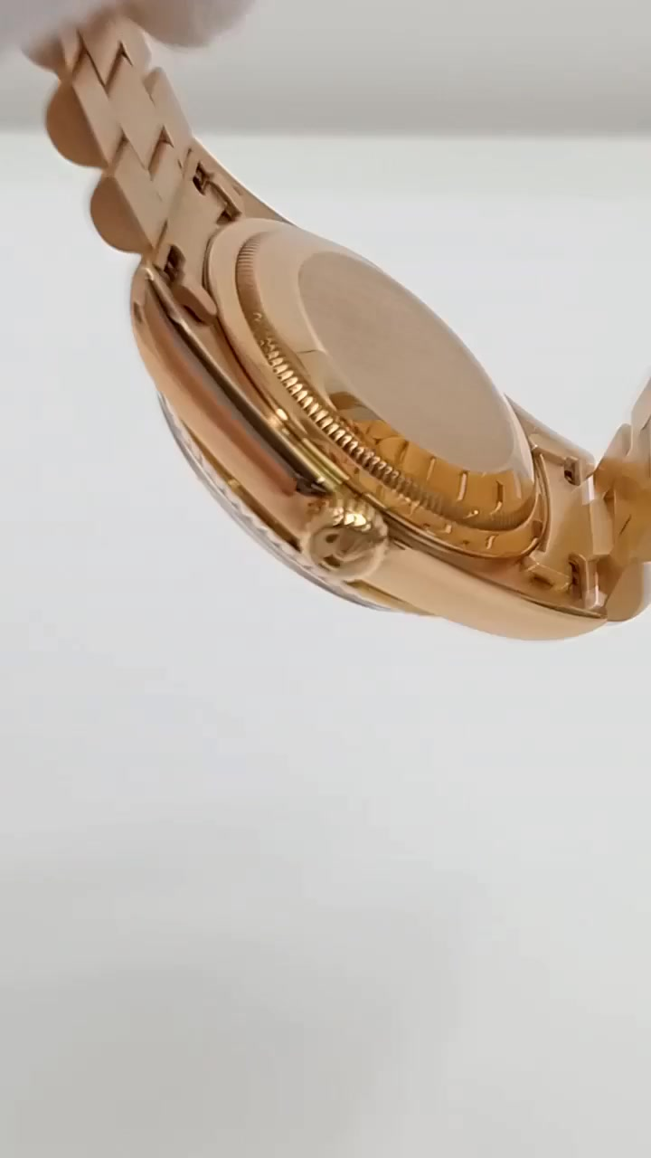 Rolex Day-Date Ref. 18238 2BR stock 41632 Caseback from vendor video