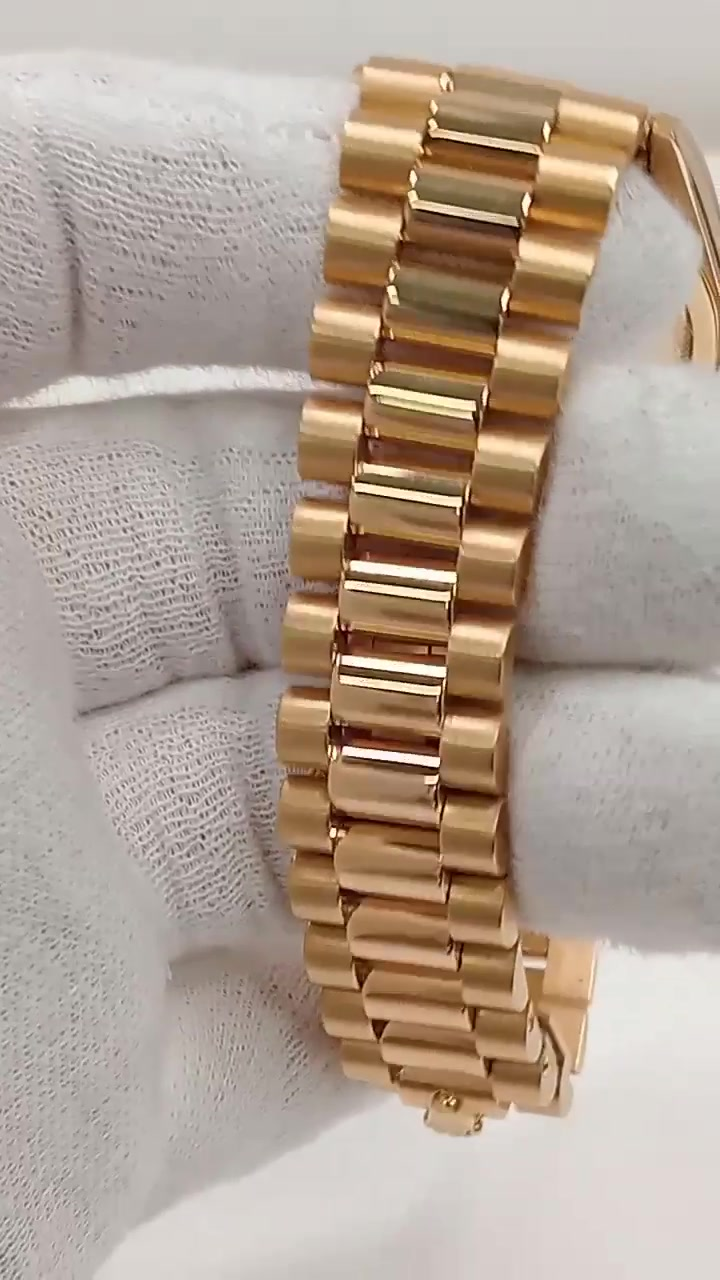 Rolex Day-Date Ref. 18238 2BR stock 41632 President bracelet from vendor video