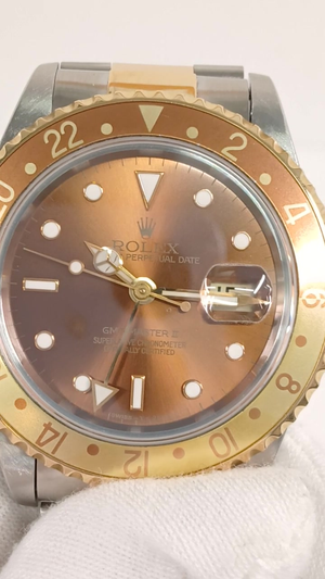 Rolex 16713 stock 41871 Front from vendor video