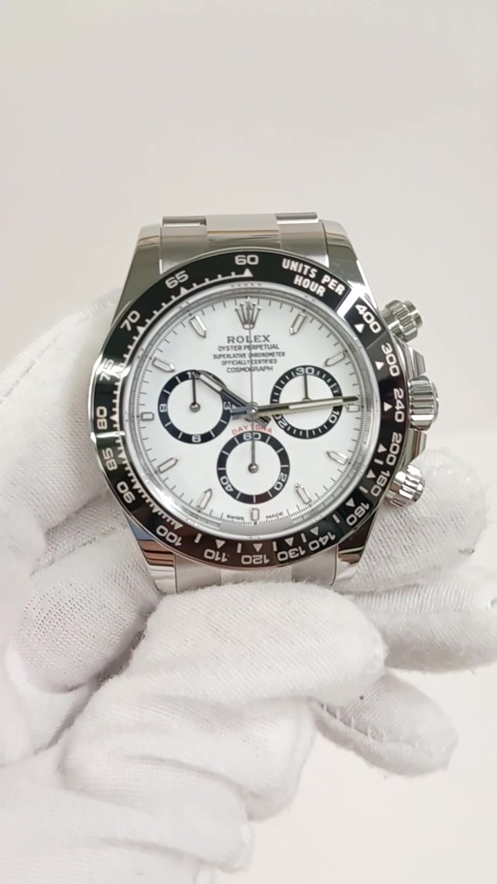 Rolex Daytona stock 42042 Front from vendor video