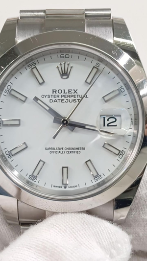 Rolex Datejust stock 42390 Front from vendor video