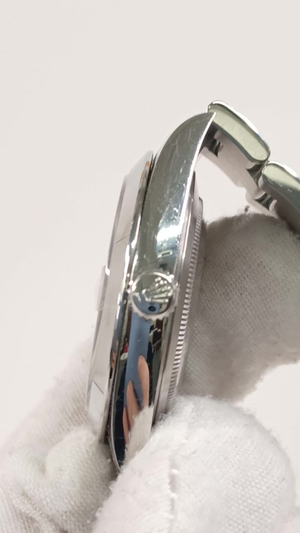 Rolex Datejust stock 42390 Crown side from vendor video