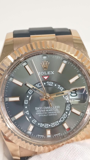Rolex 326235 stock 43183 Front from vendor video